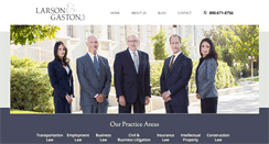 Desktop Screenshot of larsongaston.com